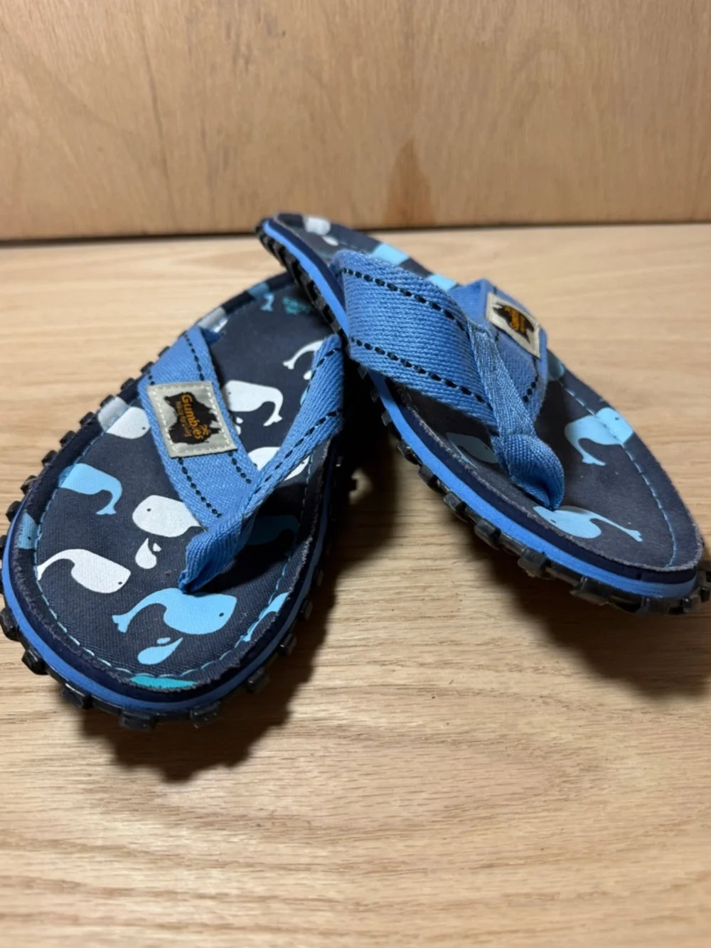 Gumbies Corker Mens Flip Flops Size 12 Khaki NWT